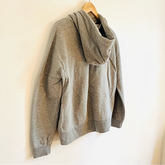 Only oversized grey hoodie with side zippers - Picture 8 of 11